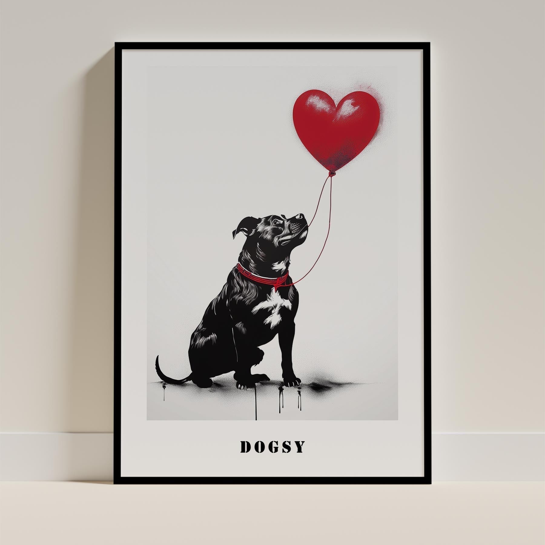 Staffordshire Bull Terrier Dog Art Print Unframed Vol 1 | 11 Unique Designs | Wall Art Gift for Dog Lovers - Image 4 | Dog...