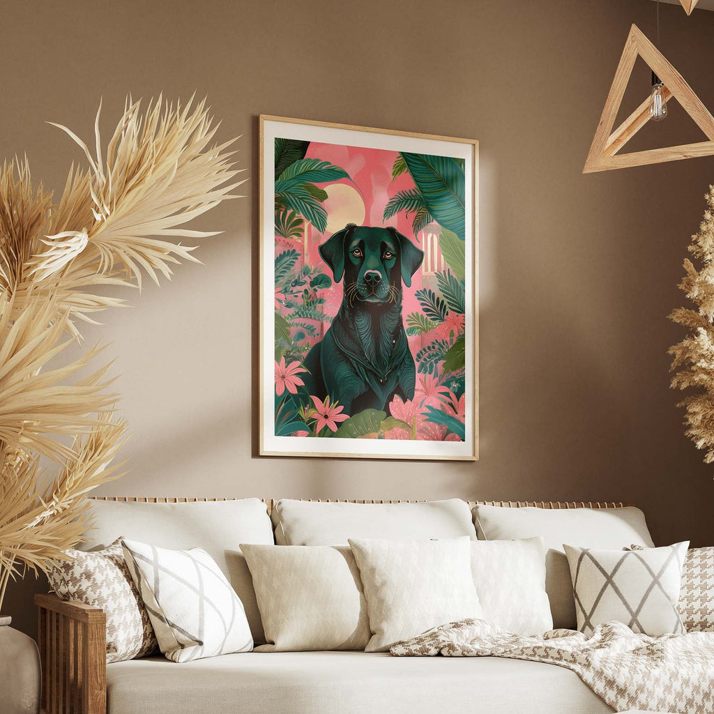 Labrador Retriever Flowery Dog image 5
