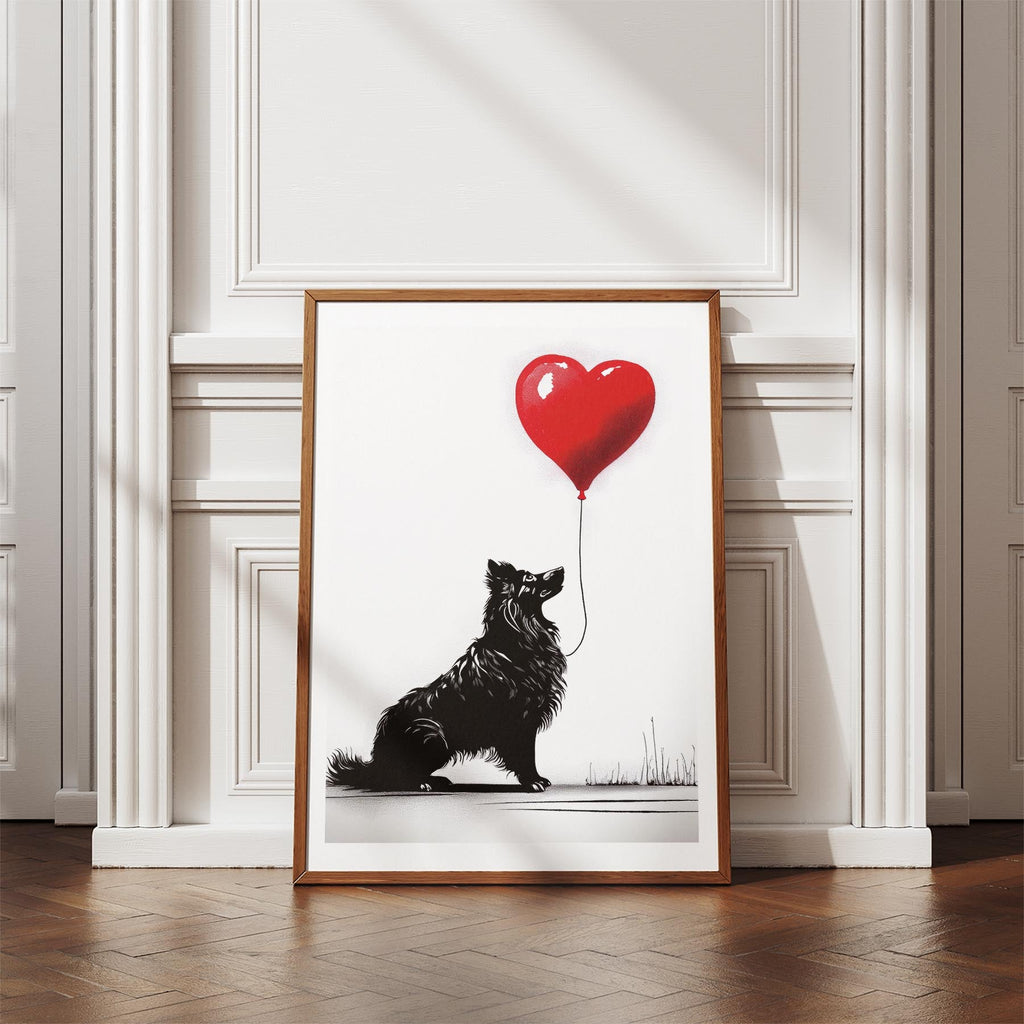 Shetland Sheepdog DOGSY Series inspired by the Art of Banksy image 4