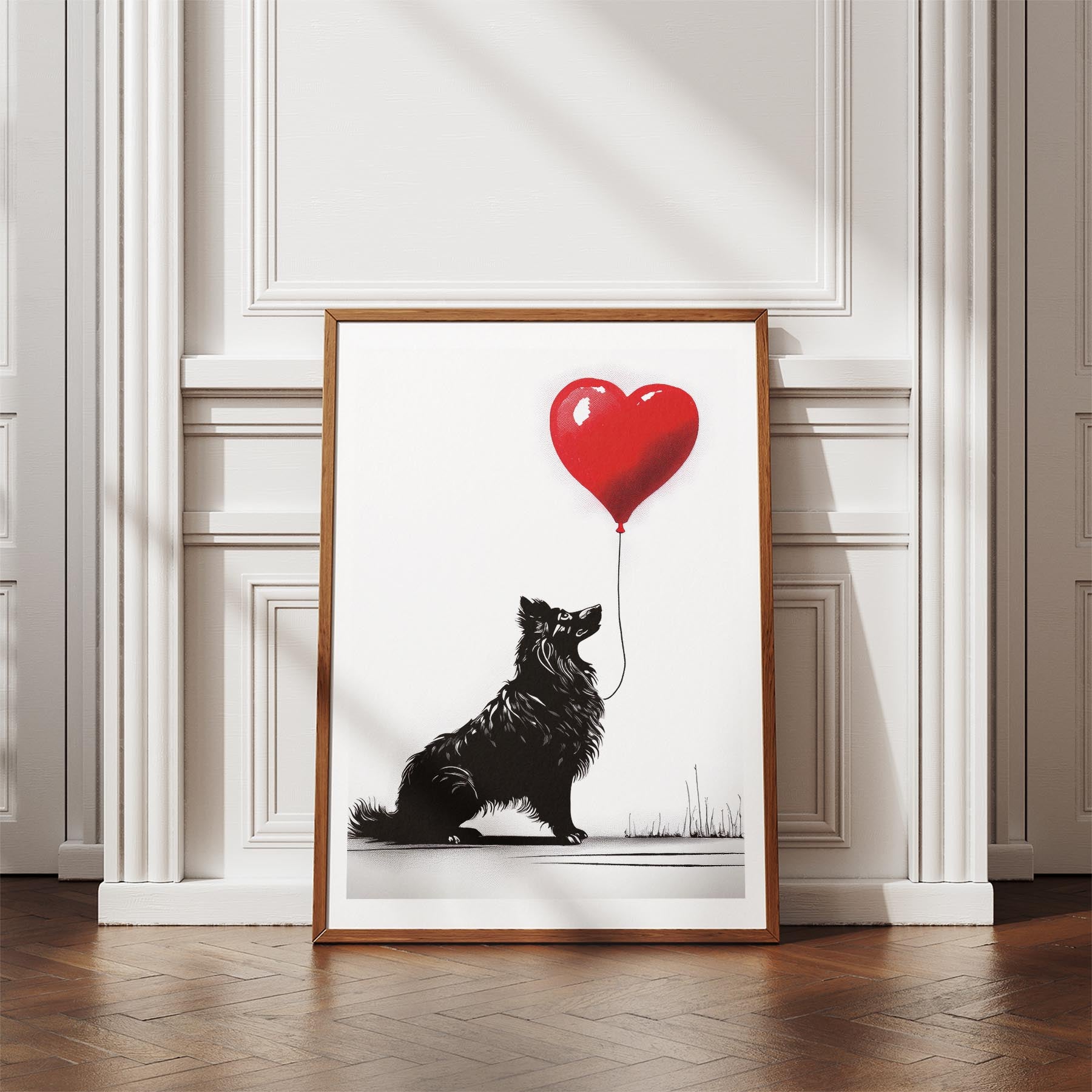 Shetland Sheepdog DOGSY Series inspired by the Art of Banksy image 4