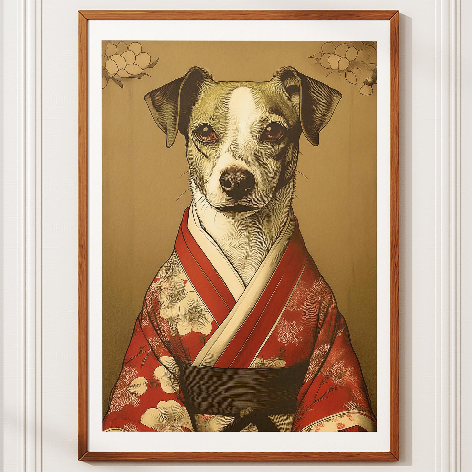 Jack Russell Japanse Kimono Dog Series image 10