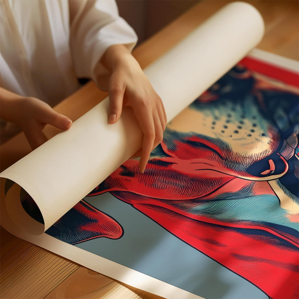 Great Dane HOPE Series Inspired by the Obama Poster image 1