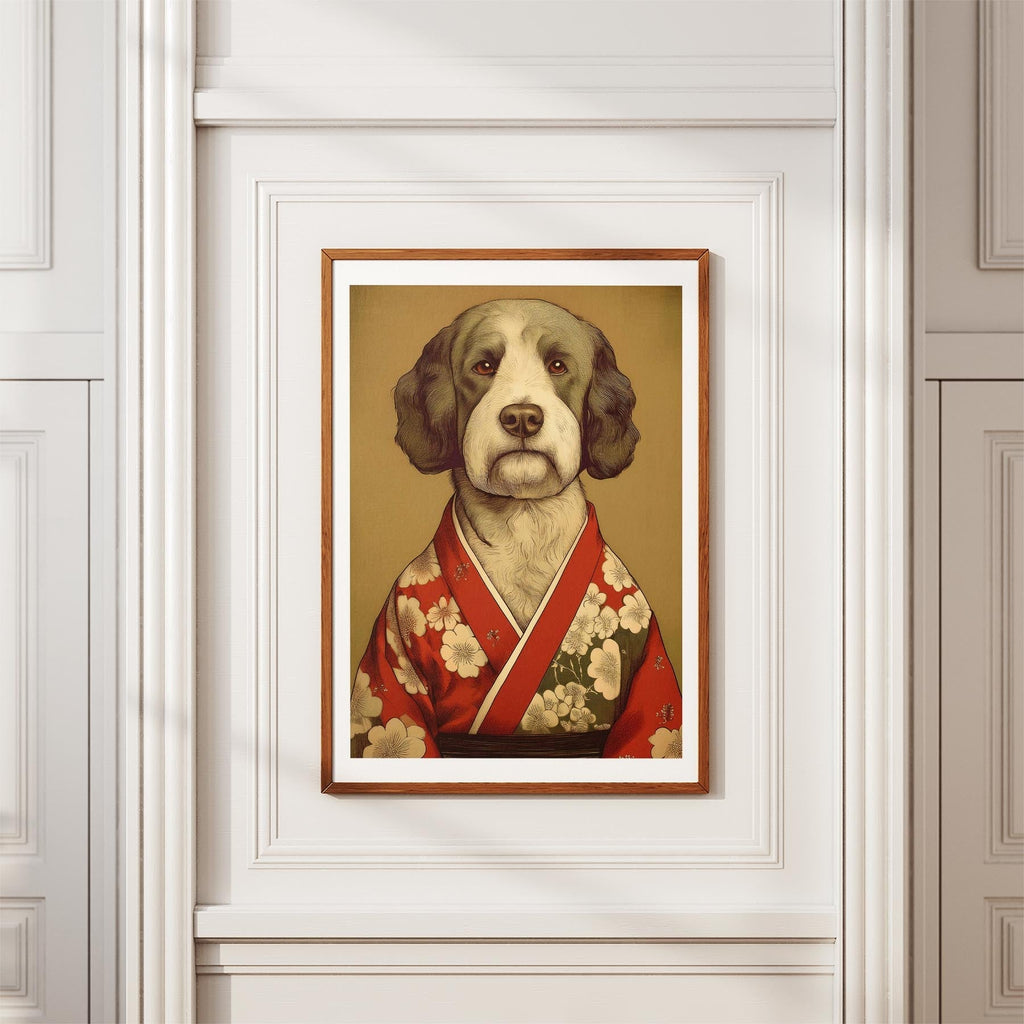 Spanish Water Dog Japanse Kimono Dog Series image 3
