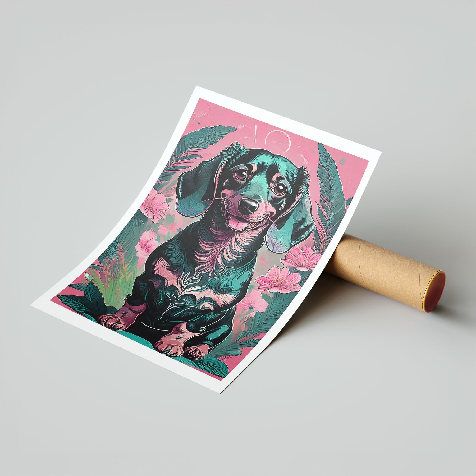 Dachshund Flowery Dog image 7