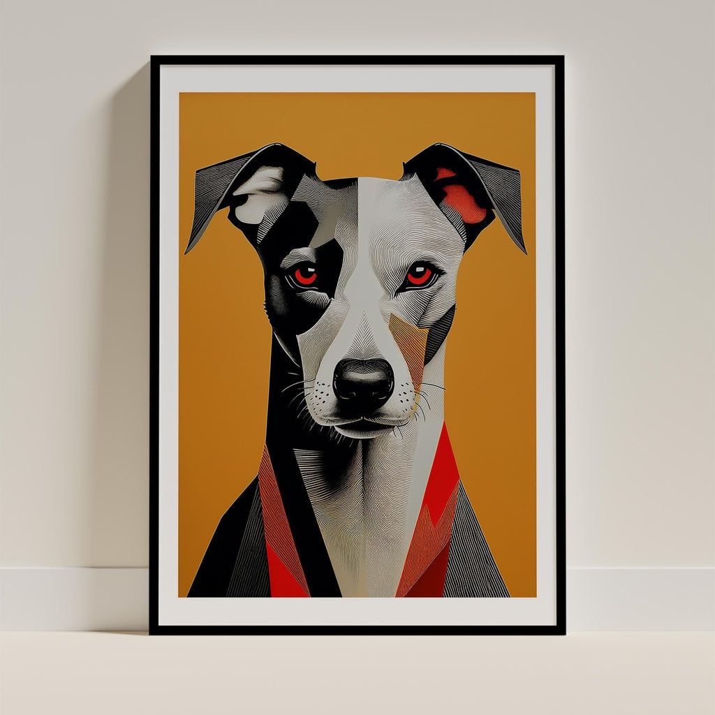 Whippet Geometric Orange Series image 0
