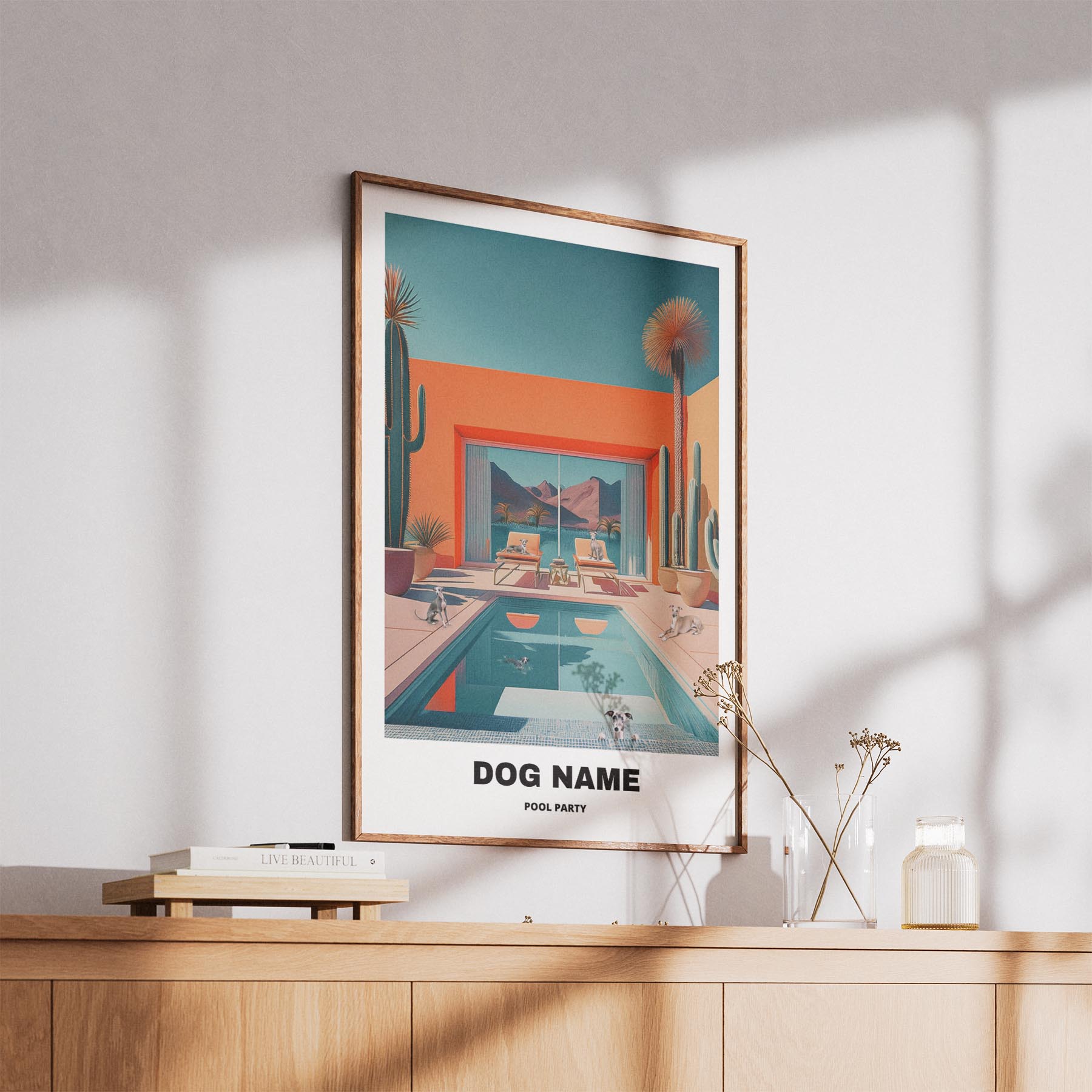 Italian Greyhound Custom Pool Party WITH TEXT image 5