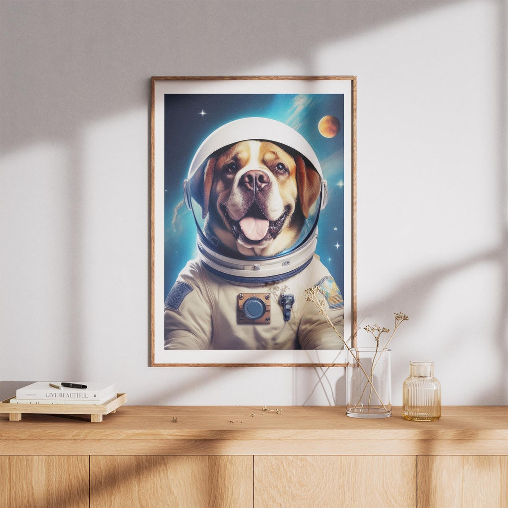 Saint Bernard Astronaut Dog Series image 8