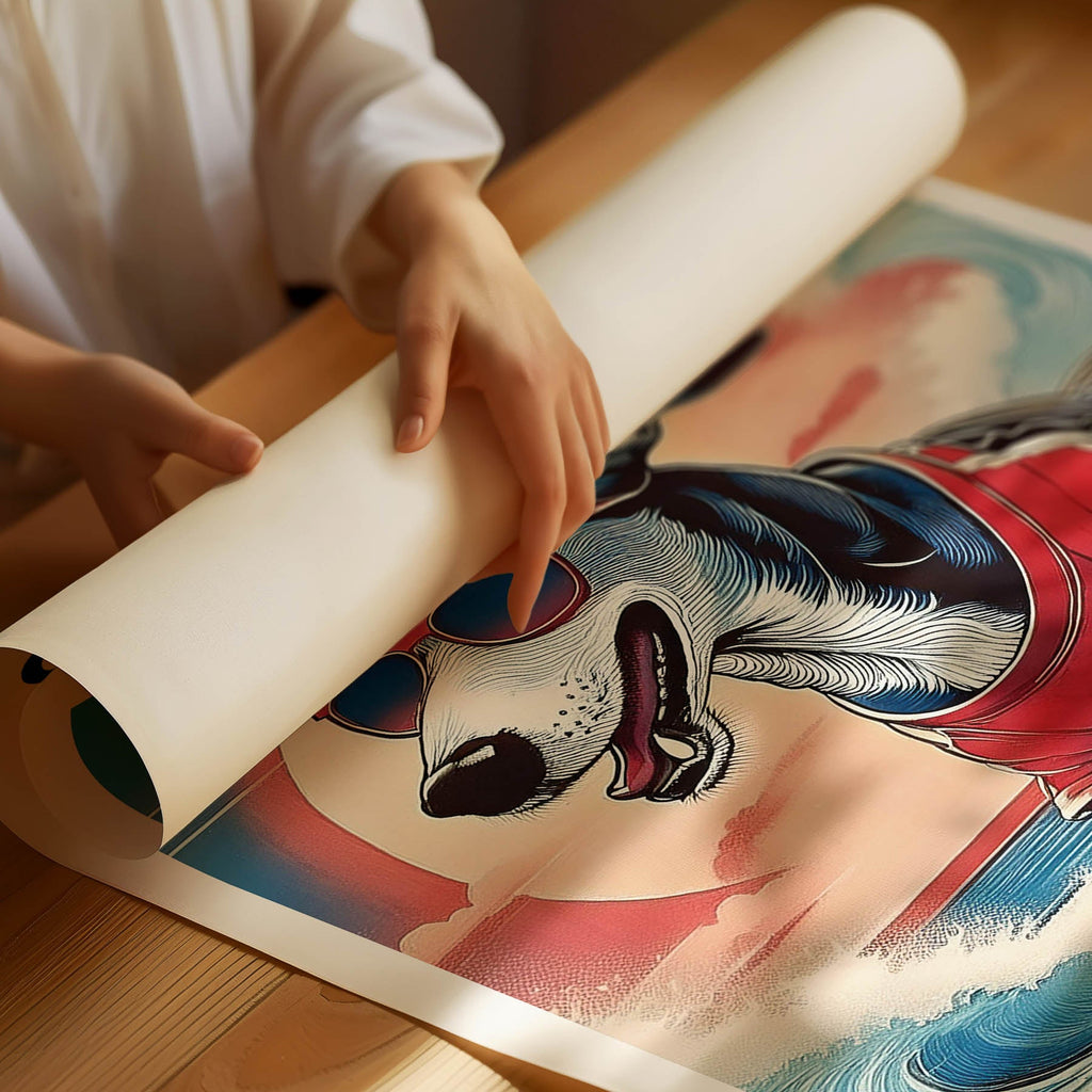 Grey Hound Hokosai Surfer Dogs 1 image 3