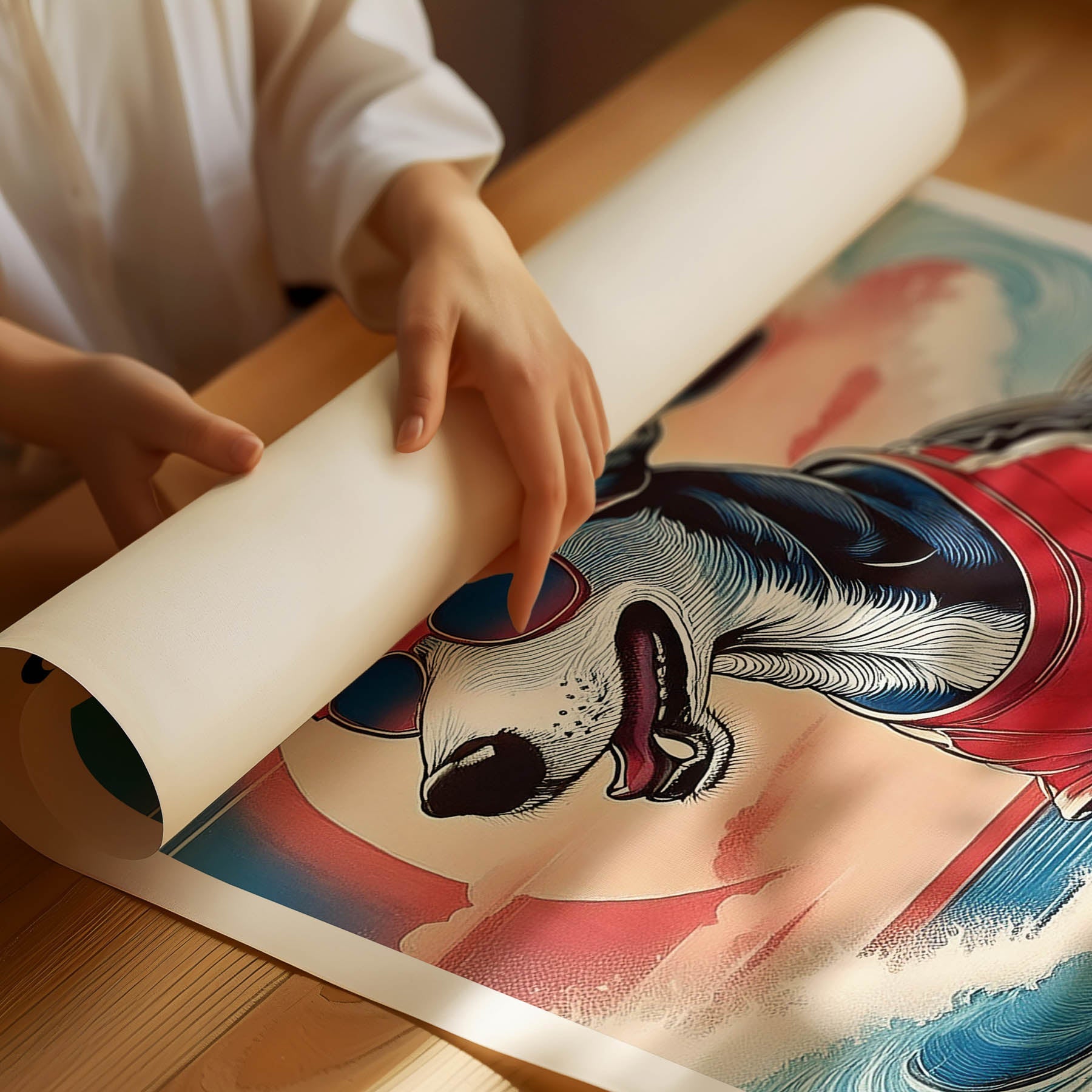 Grey Hound Hokosai Surfer Dogs 1 image 3