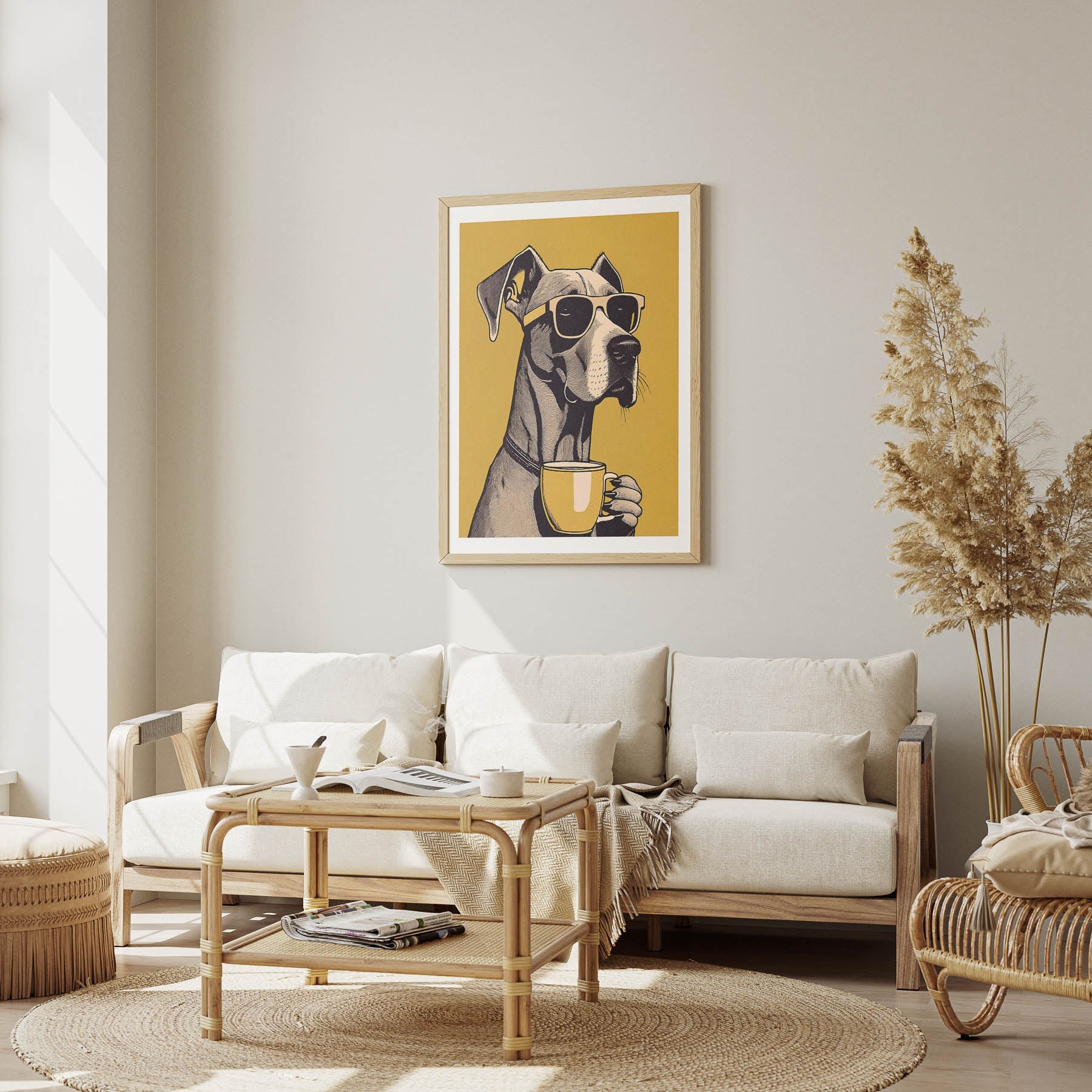 Great Dane 1 Chillin Coffee Dog image 1