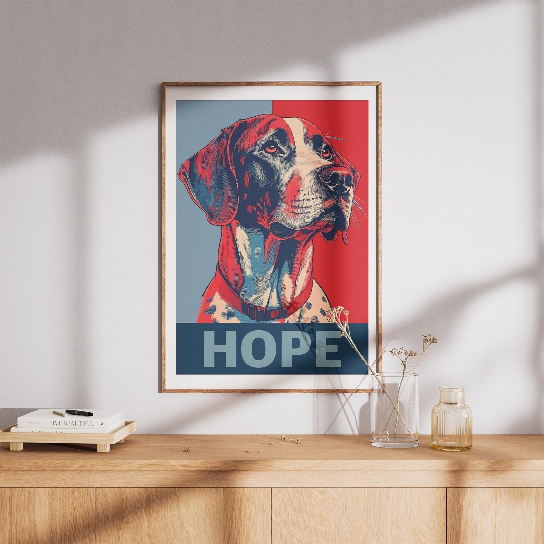 German Pointer HOPE Series Inspired by the Obama Poster image 8