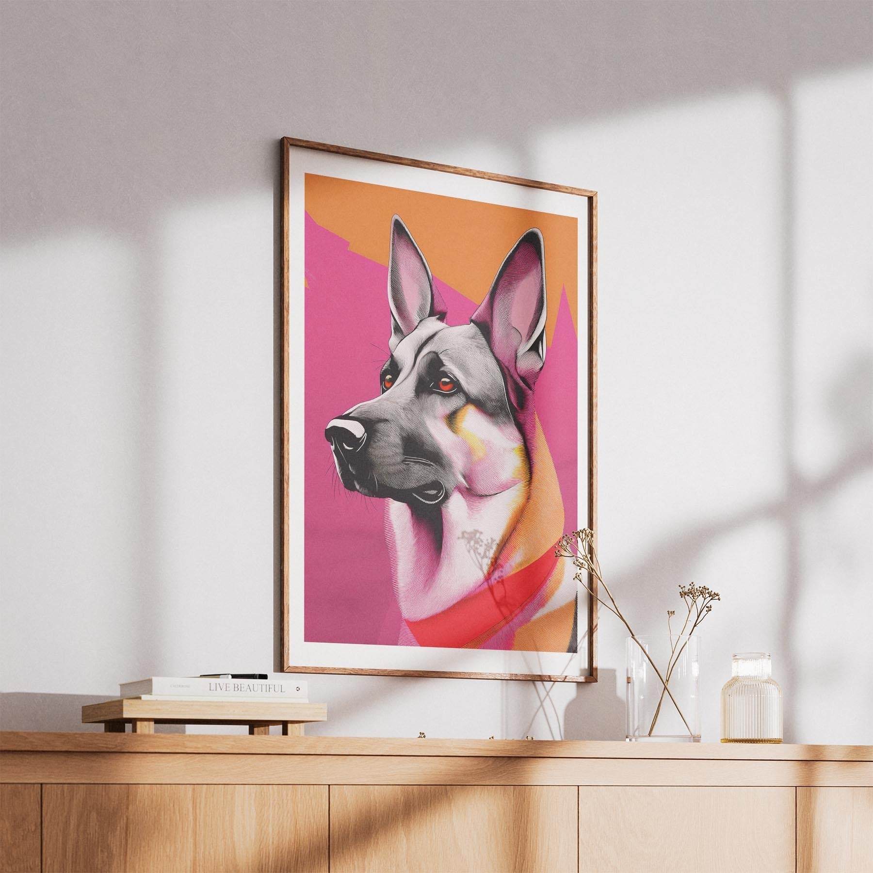 German Shepherd Modern Pop Dog Series image 5