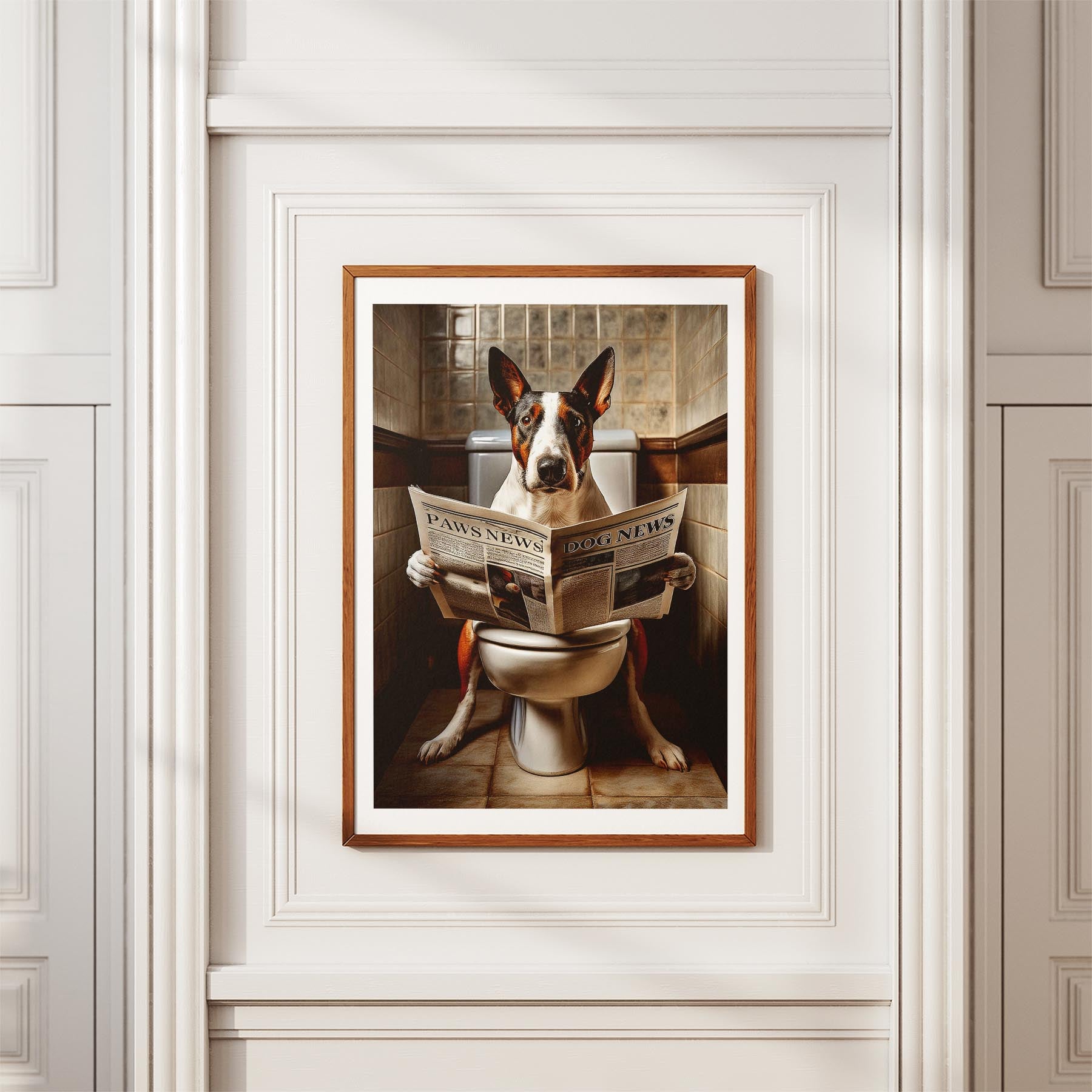 Bull Terrier Toilet Humour Dog Series 1 image 3