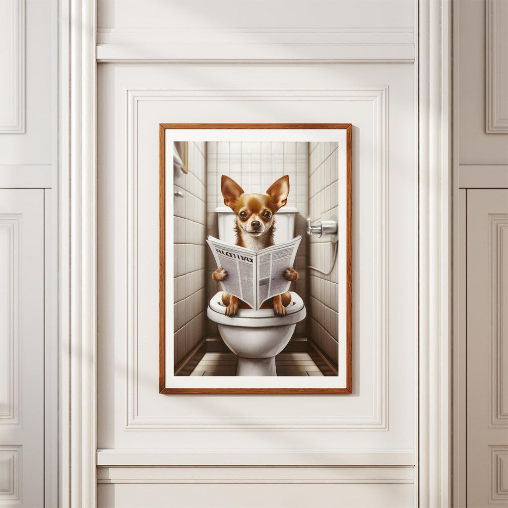 Chihuahua Toilet Humour Dog Series 1 image 3