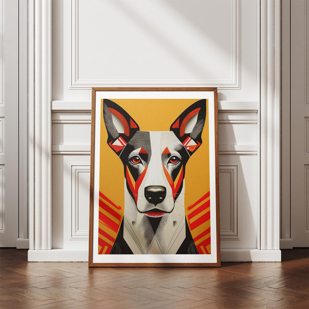 Cattle Dog Geometric Orange Series image 4