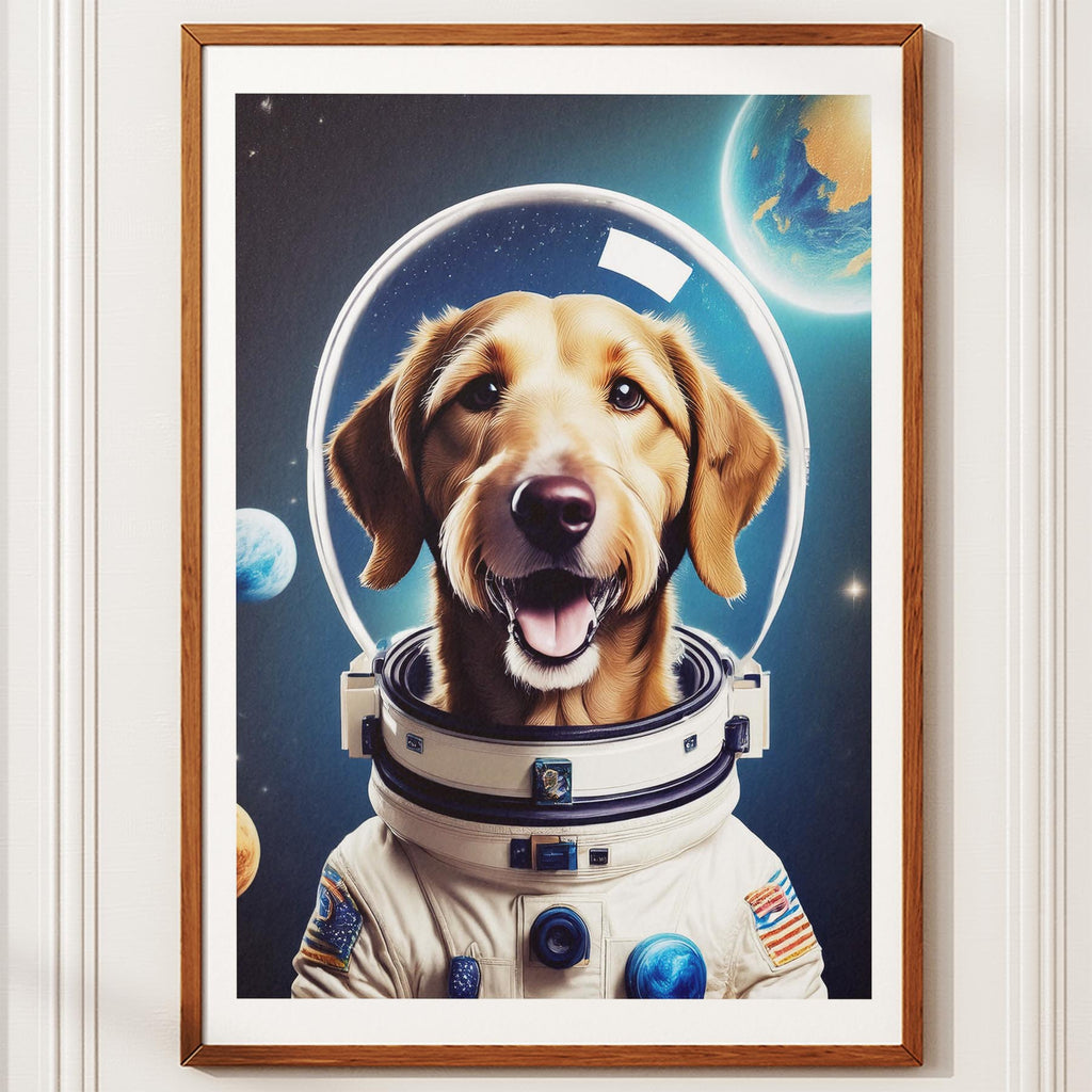 Irish Wolfhound Astronaut Dog Series image 10