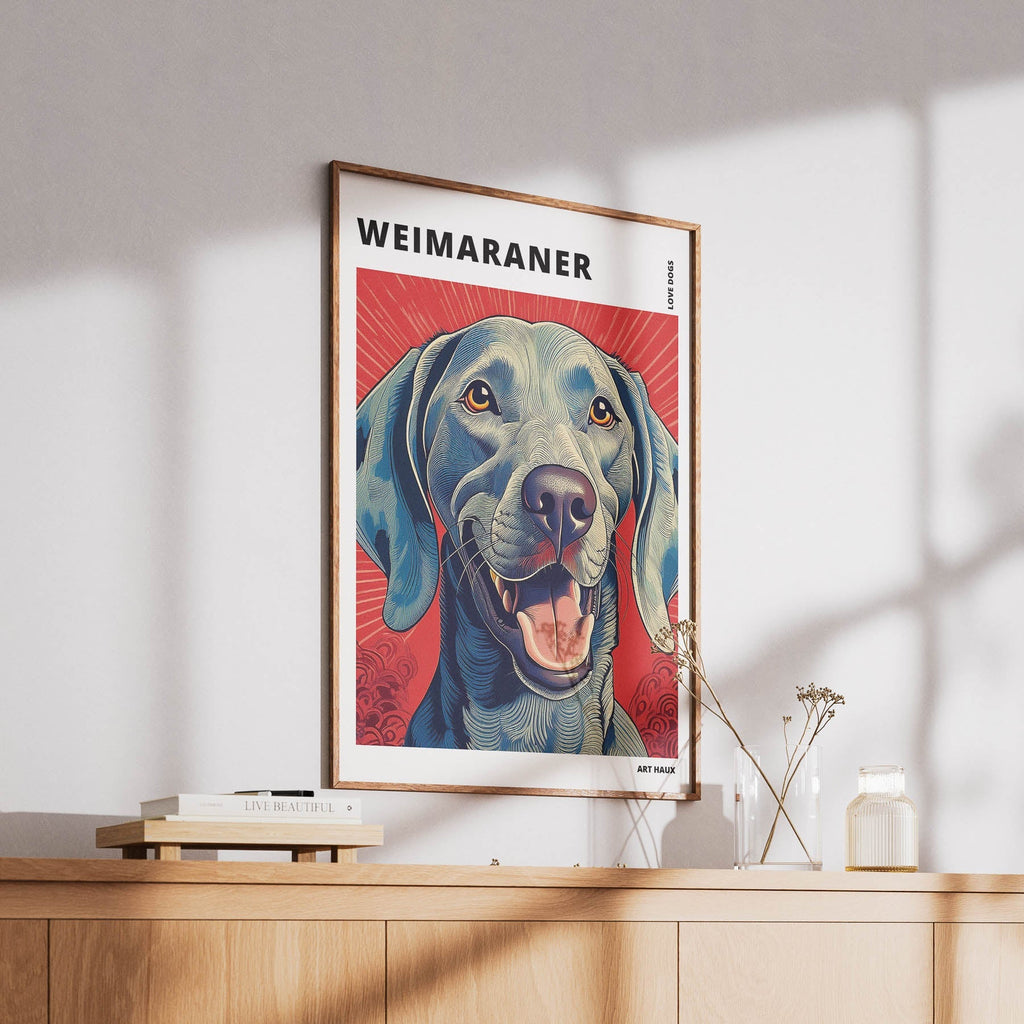 Whippet Hokusai Japanese Inspired Dog Series with Text image 5