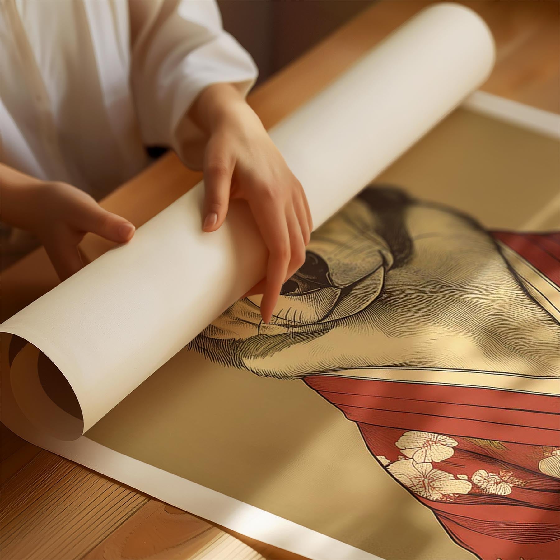 Australian Shepherd Japanse Kimono Dog Series image 1