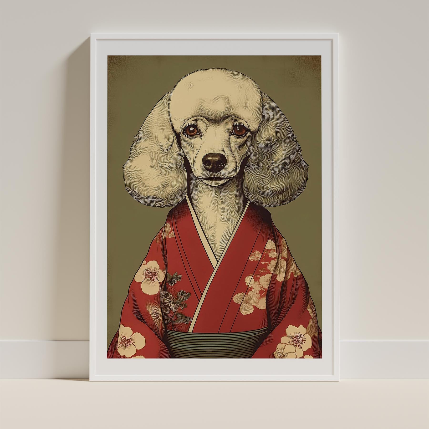 Poodle Japanse Kimono Dog Series image 9