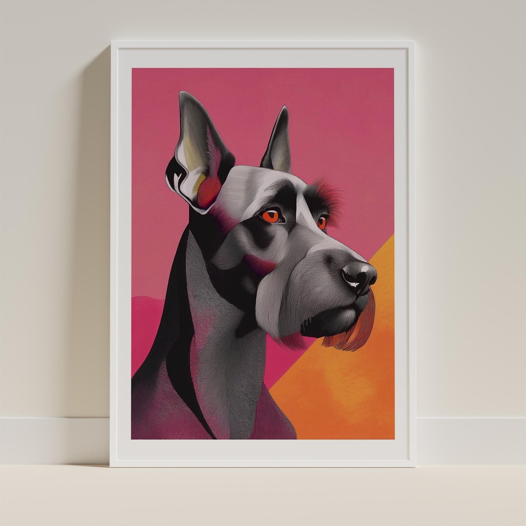 Black Russian Terrier Modern Pop Dog Series image 9