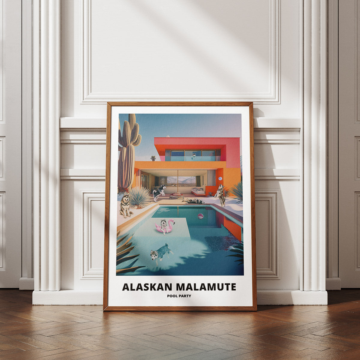 Alaskan Malamute Pool Party image 4