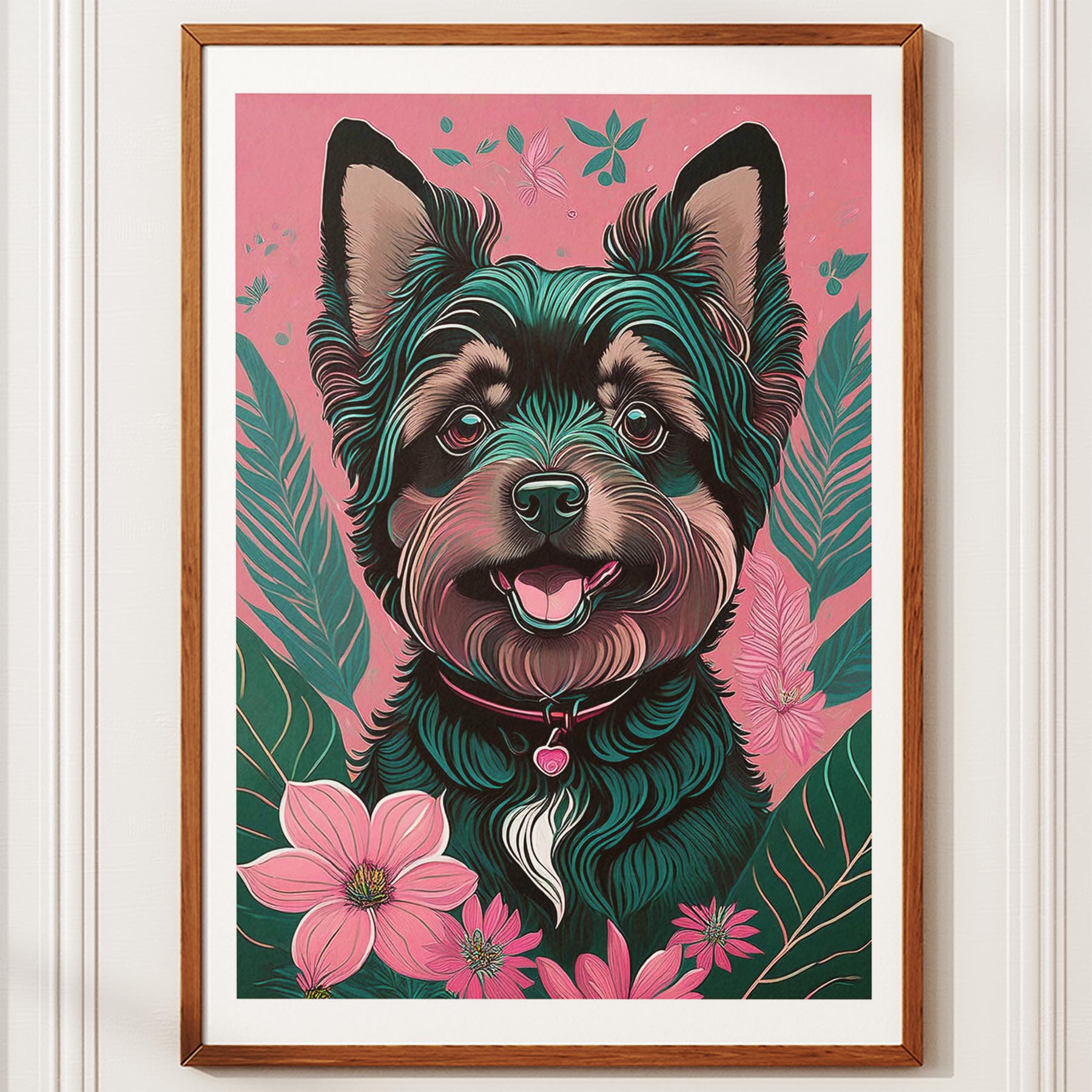 Yorkipoo Flowery Dog image 12