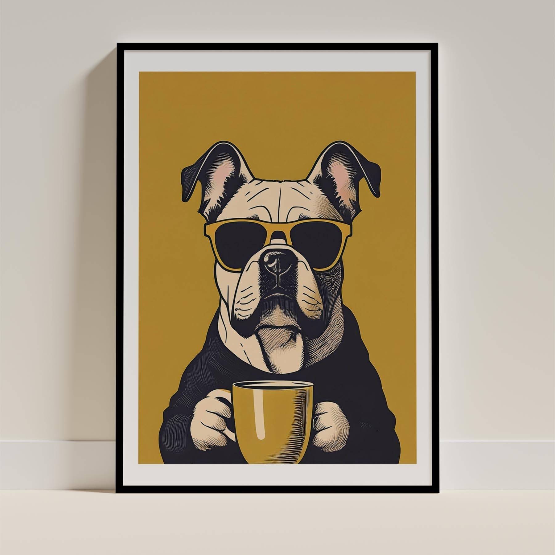 Bulldog 2 Chillin Coffee Dog image 11