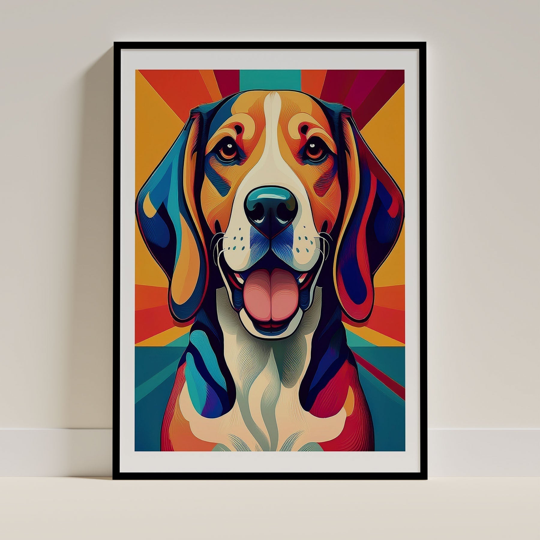 Beagle Dog Art Print Unframed Vol 2 | 11 Unique Designs | Wall Art Gift for Dog Lovers - Image 10 | Dogsy & Co