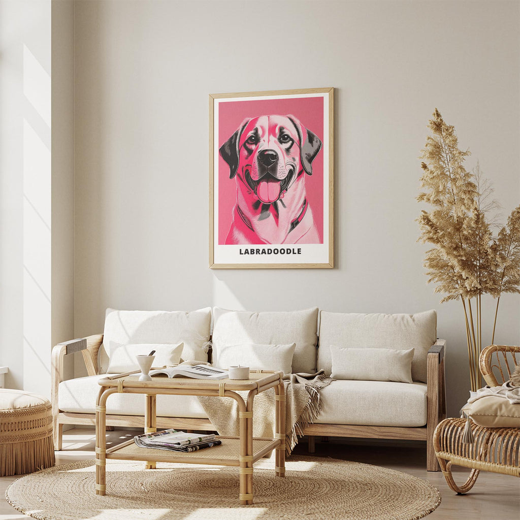 Labrador Retriever Pink and Black Dog Series 1 image 2