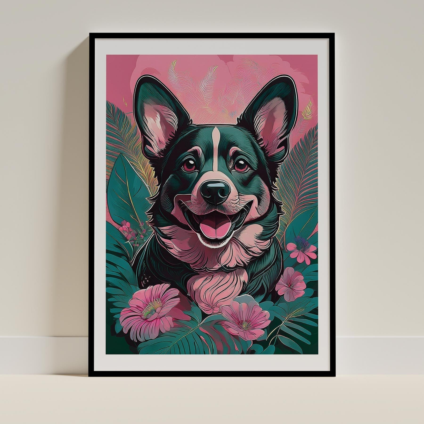 Corgi Dog Art Print Unframed Vol 2 | 6 Unique Designs | Wall Art Gift for Dog Lovers - Image 2 | Dogsy & Co