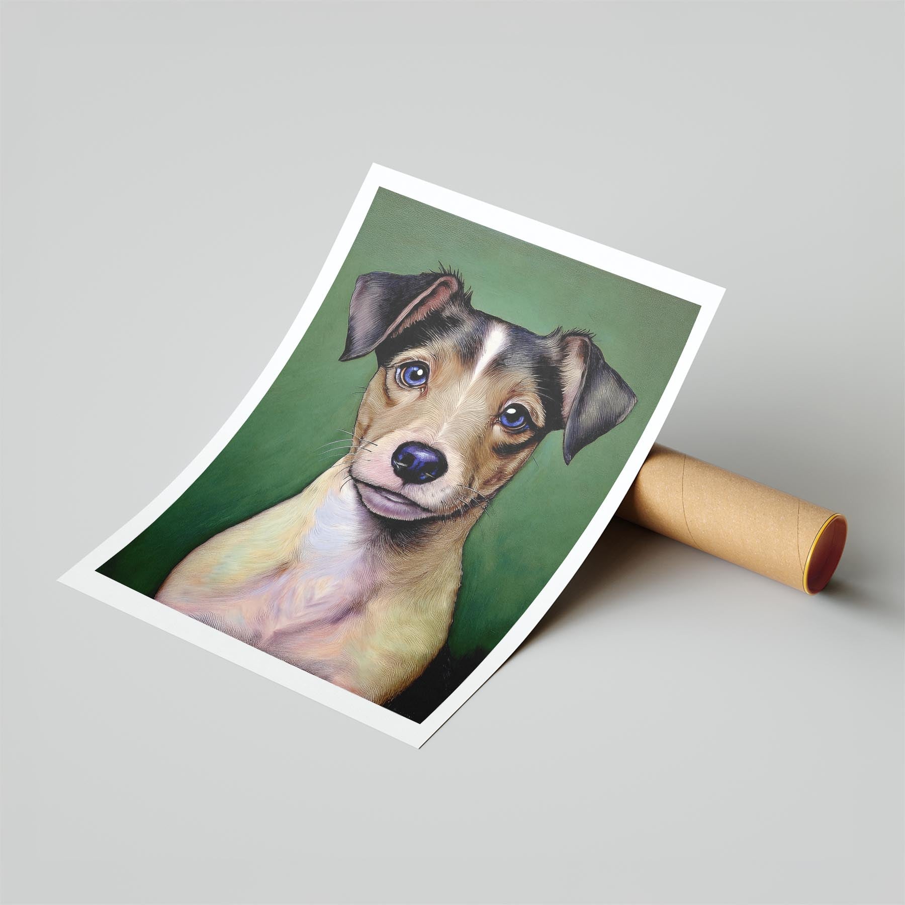 Jack Russell Green Painted Series image 6