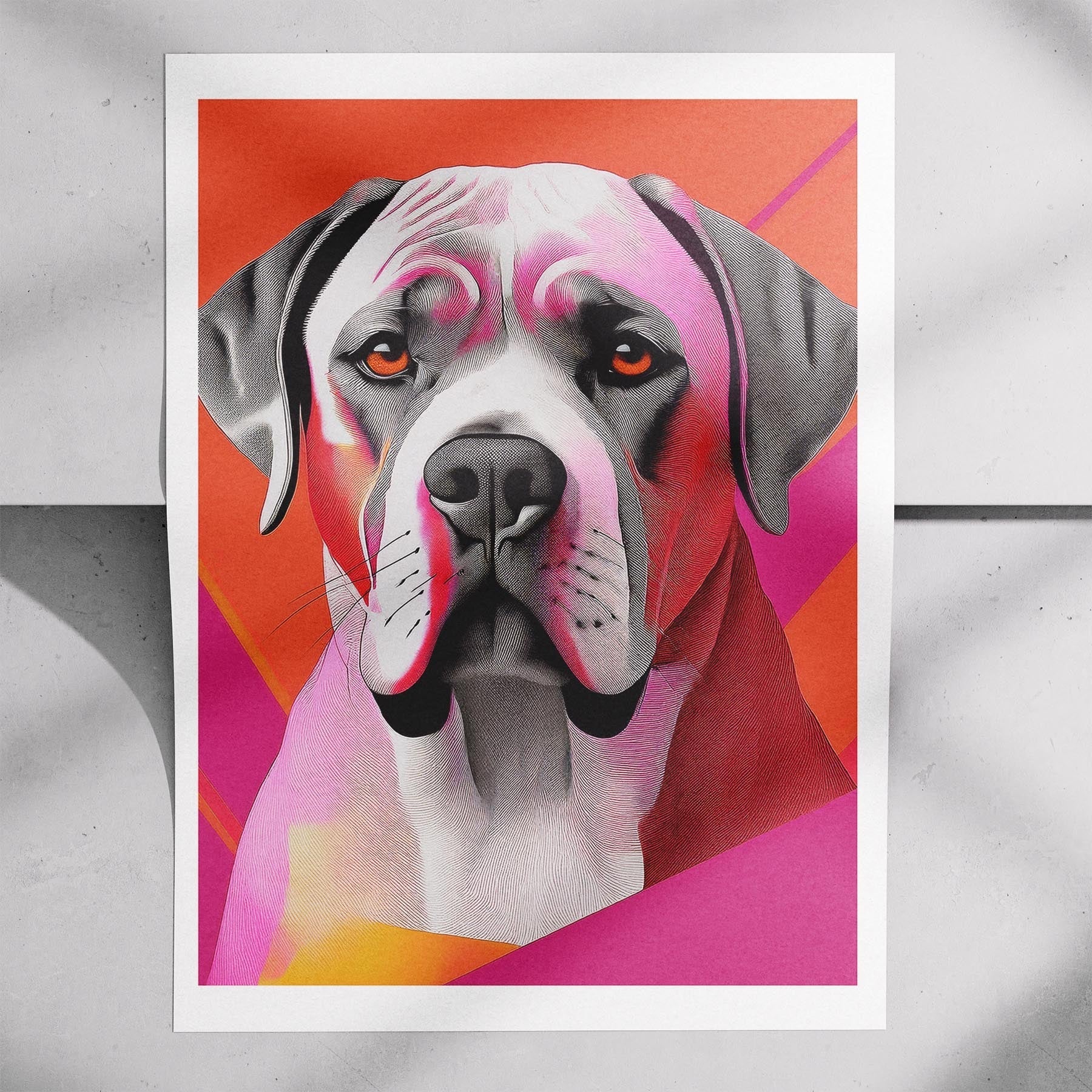 Neapolitan Mastiff Modern Pop Dog Series image 7