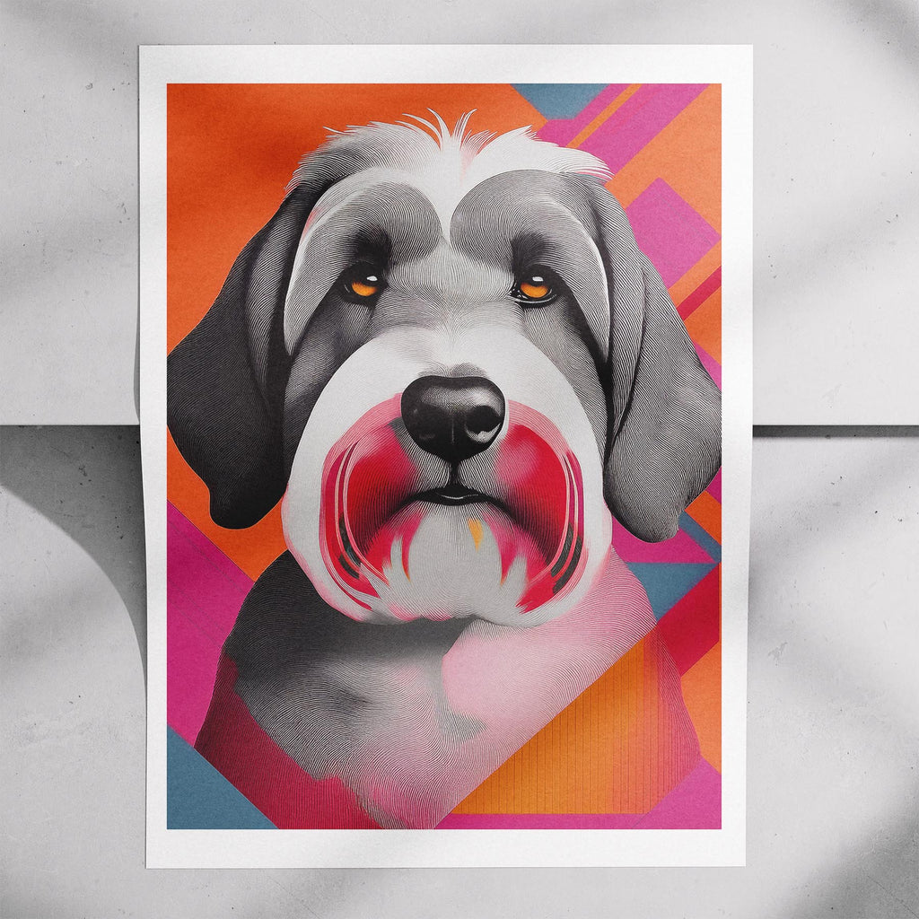 Old English Sheepdog Modern Pop Dog Series image 7