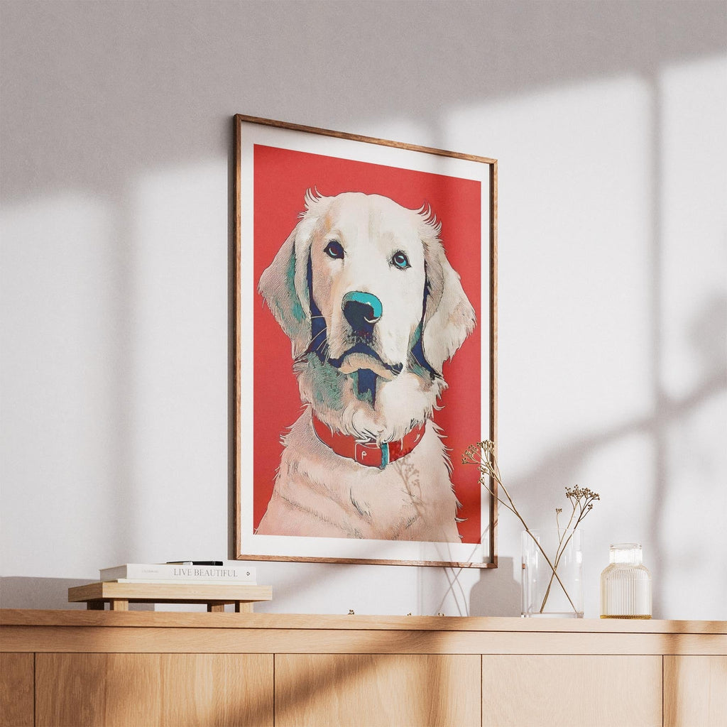 Curly Coated Retriever Red Dog Series image 5