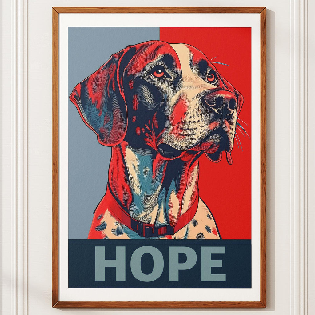 German Pointer HOPE Series Inspired by the Obama Poster image 10