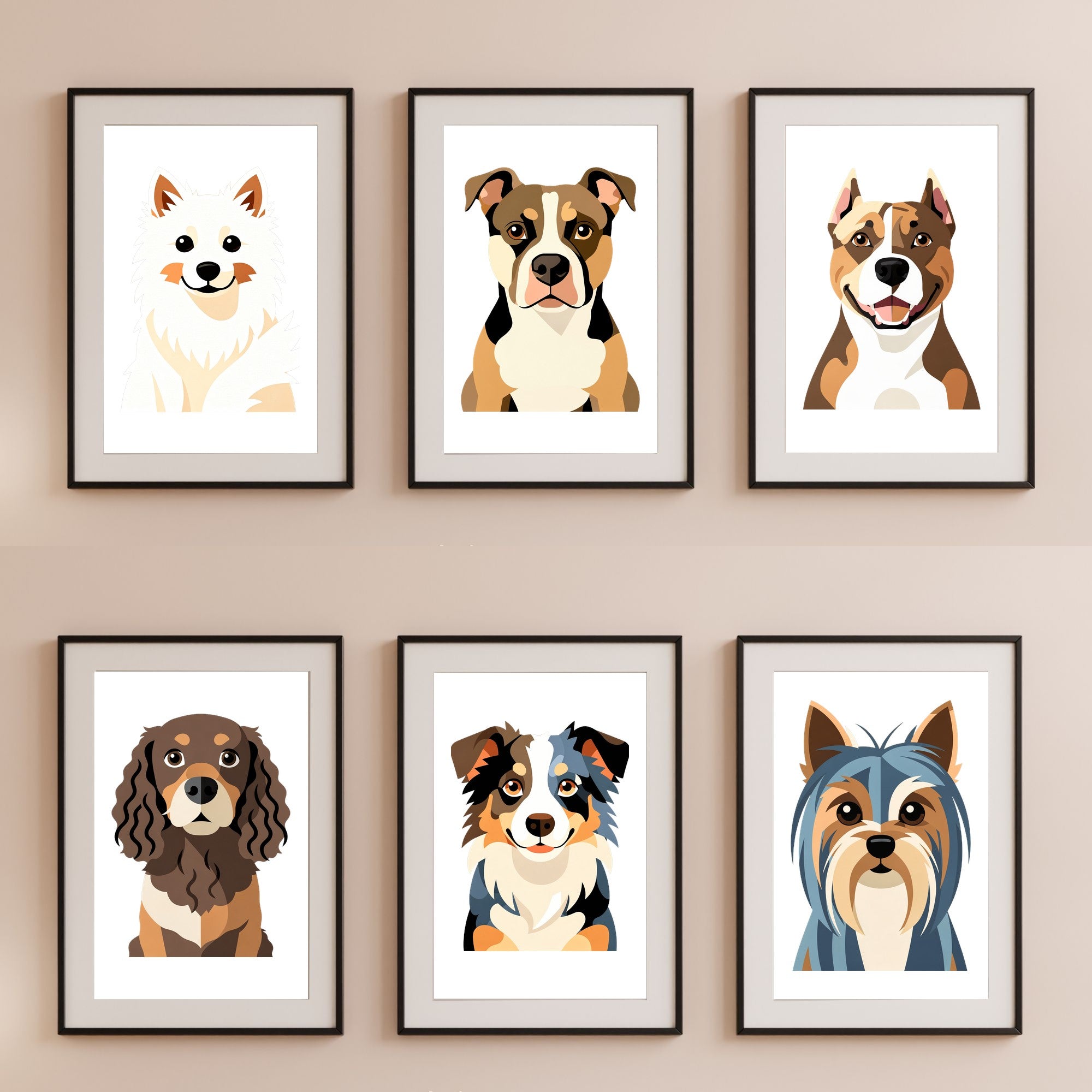 Bold Block Art Print - Framed Nursery Mockup
