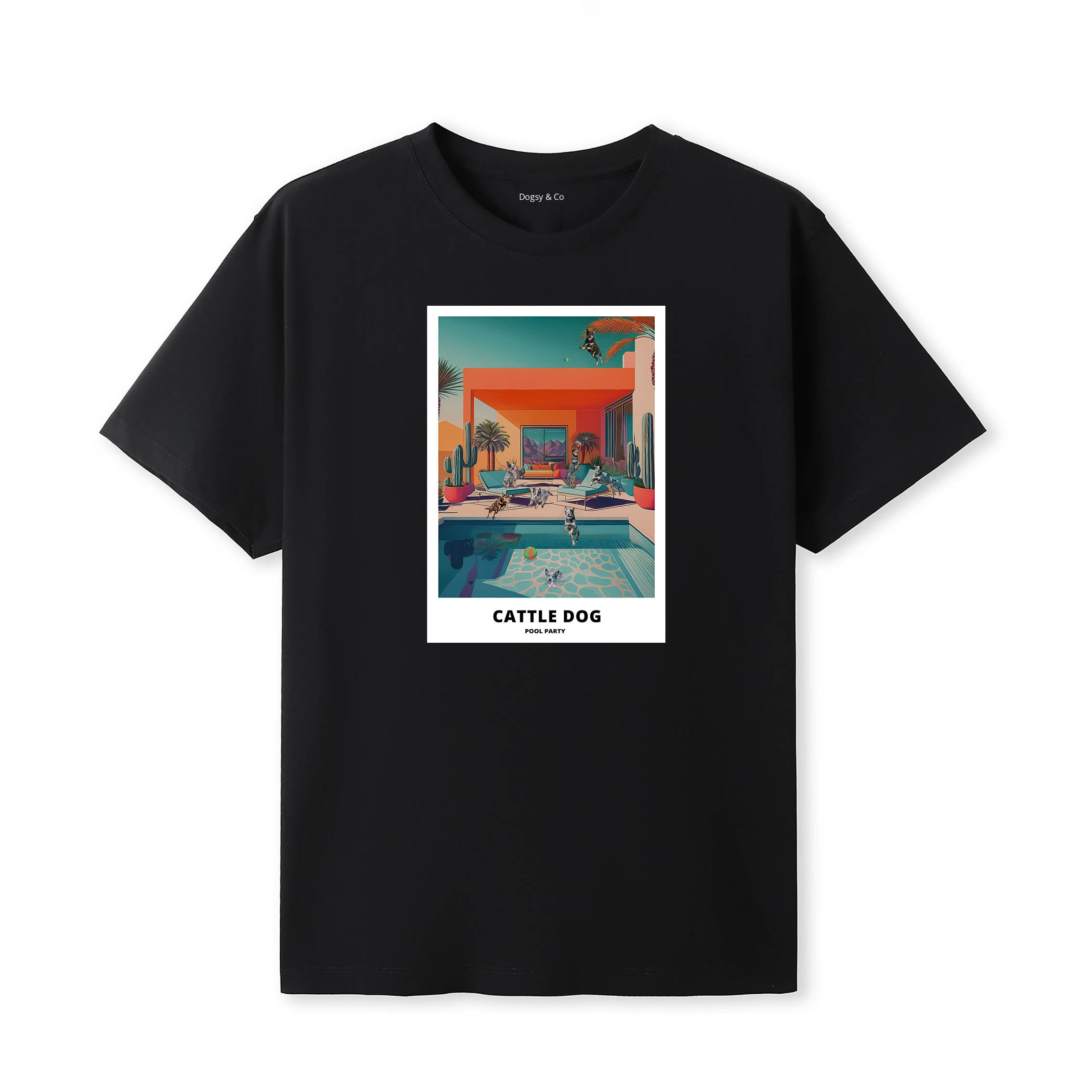 Cattle Dog Pool Party T-shirt
