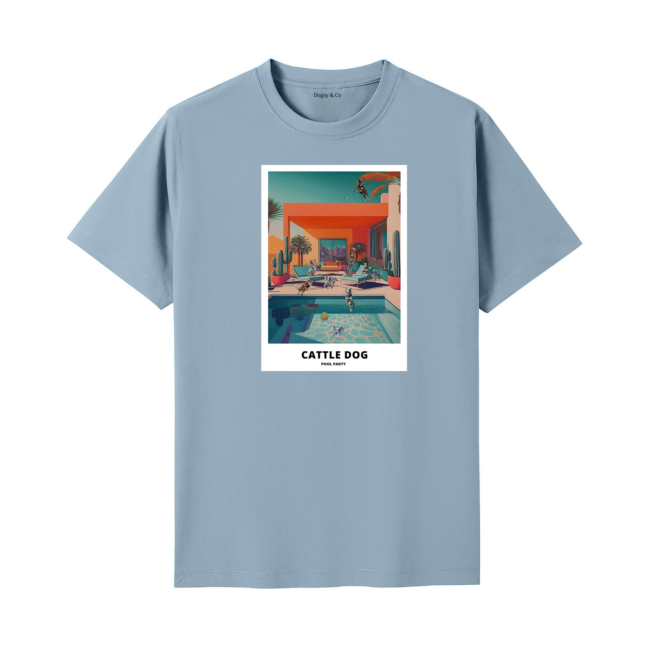 Cattle Dog Pool Party T-shirt