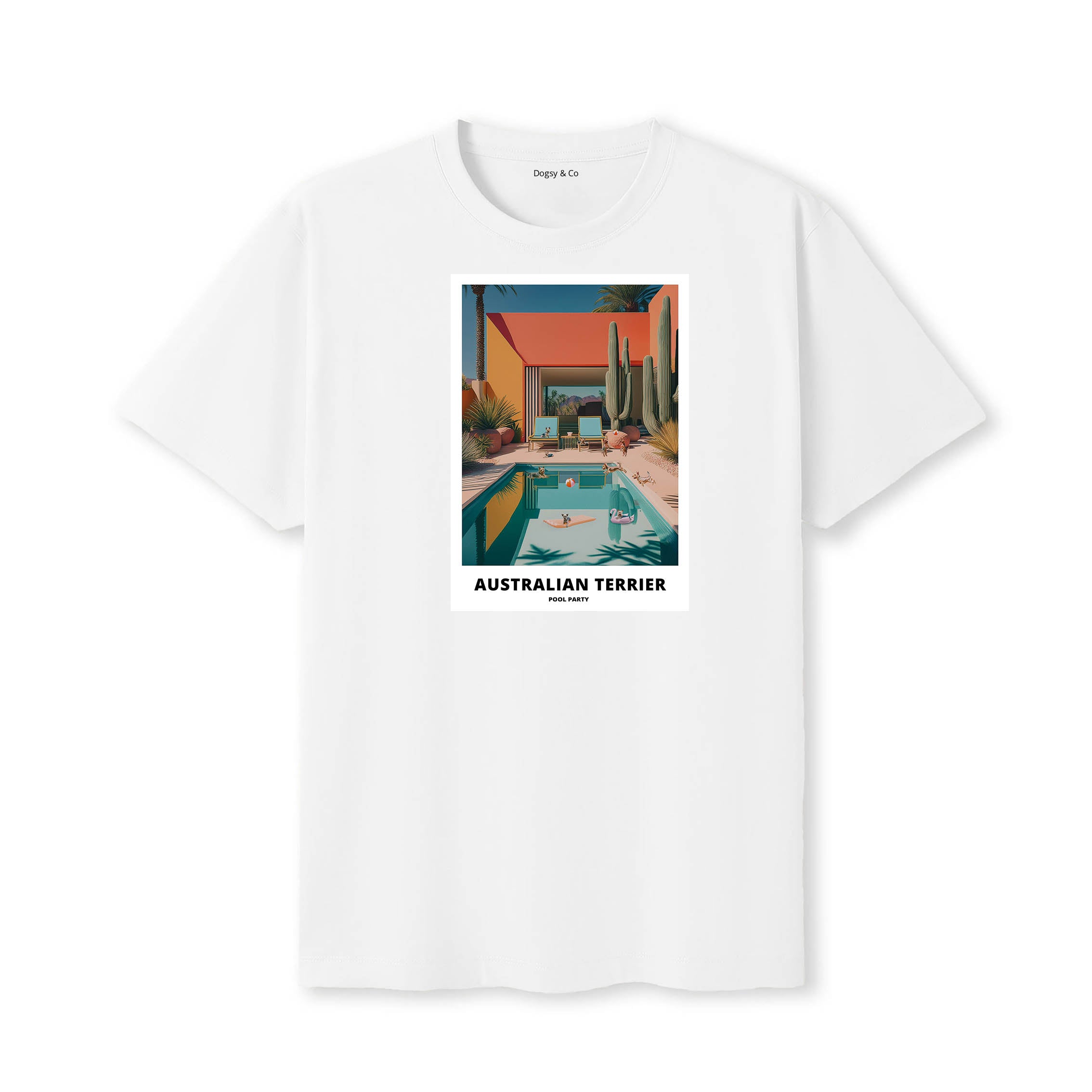 Australian Terrier Pool Party T-shirt