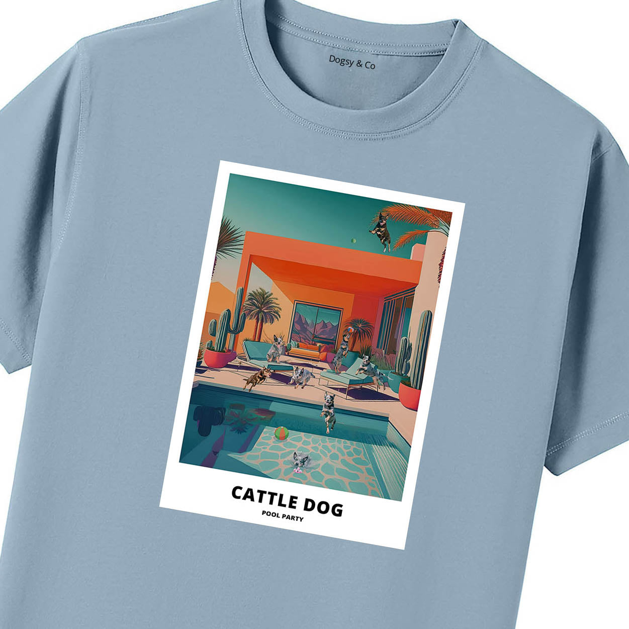 Cattle Dog Pool Party T-shirt