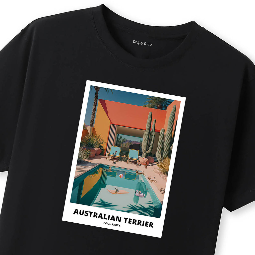 Australian Terrier Pool Party T-shirt