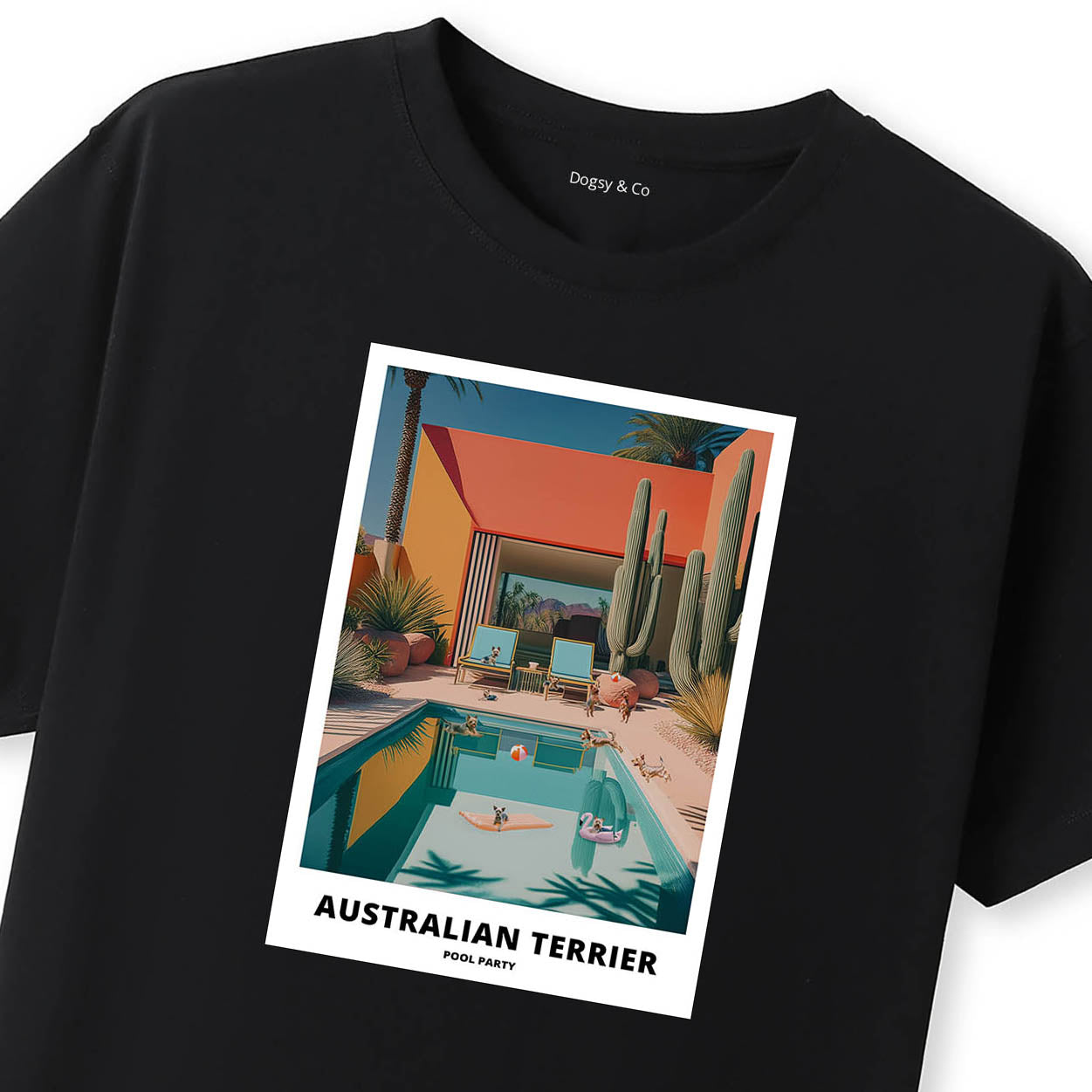 Australian Terrier Pool Party T-shirt