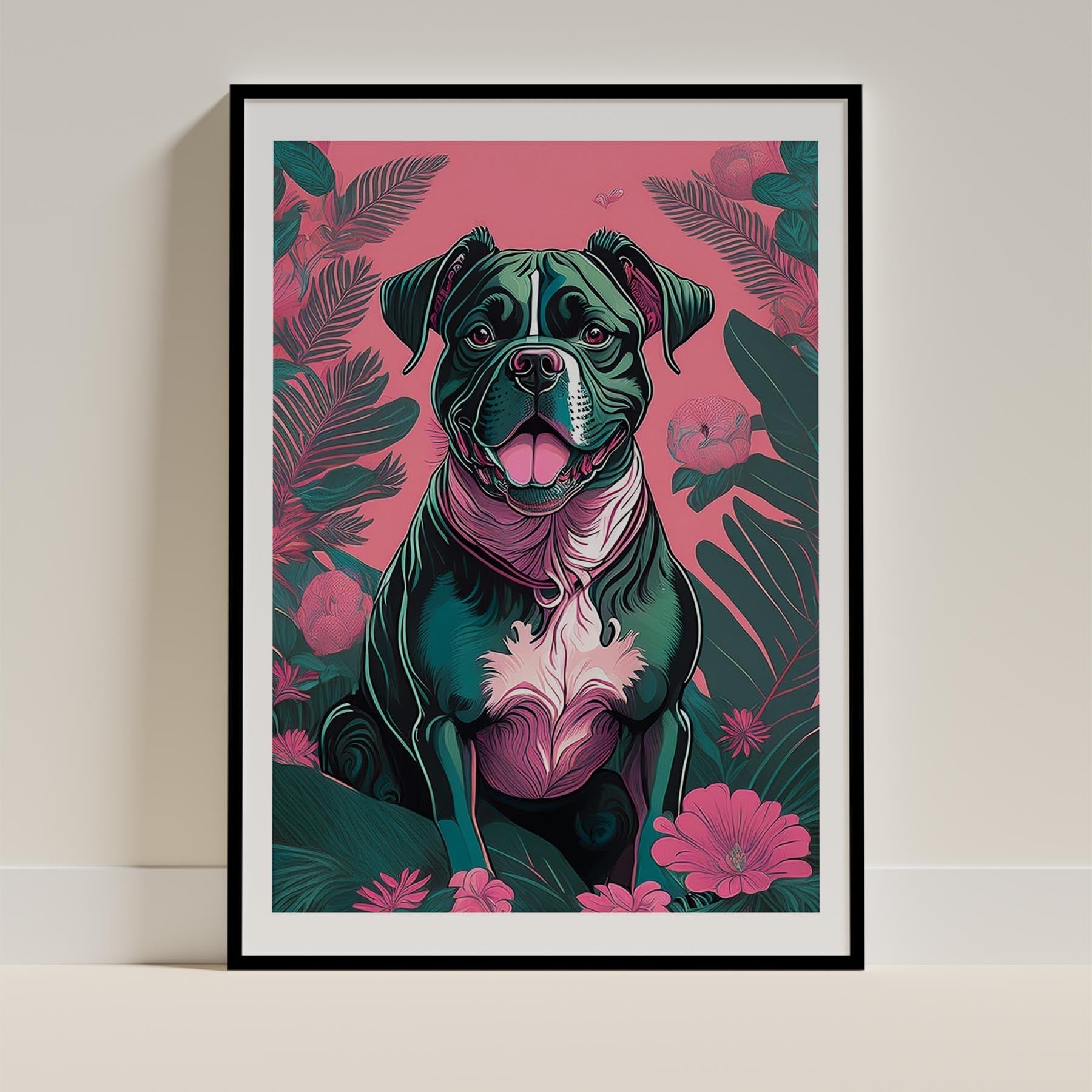 Boxer Flowery Dog image 11