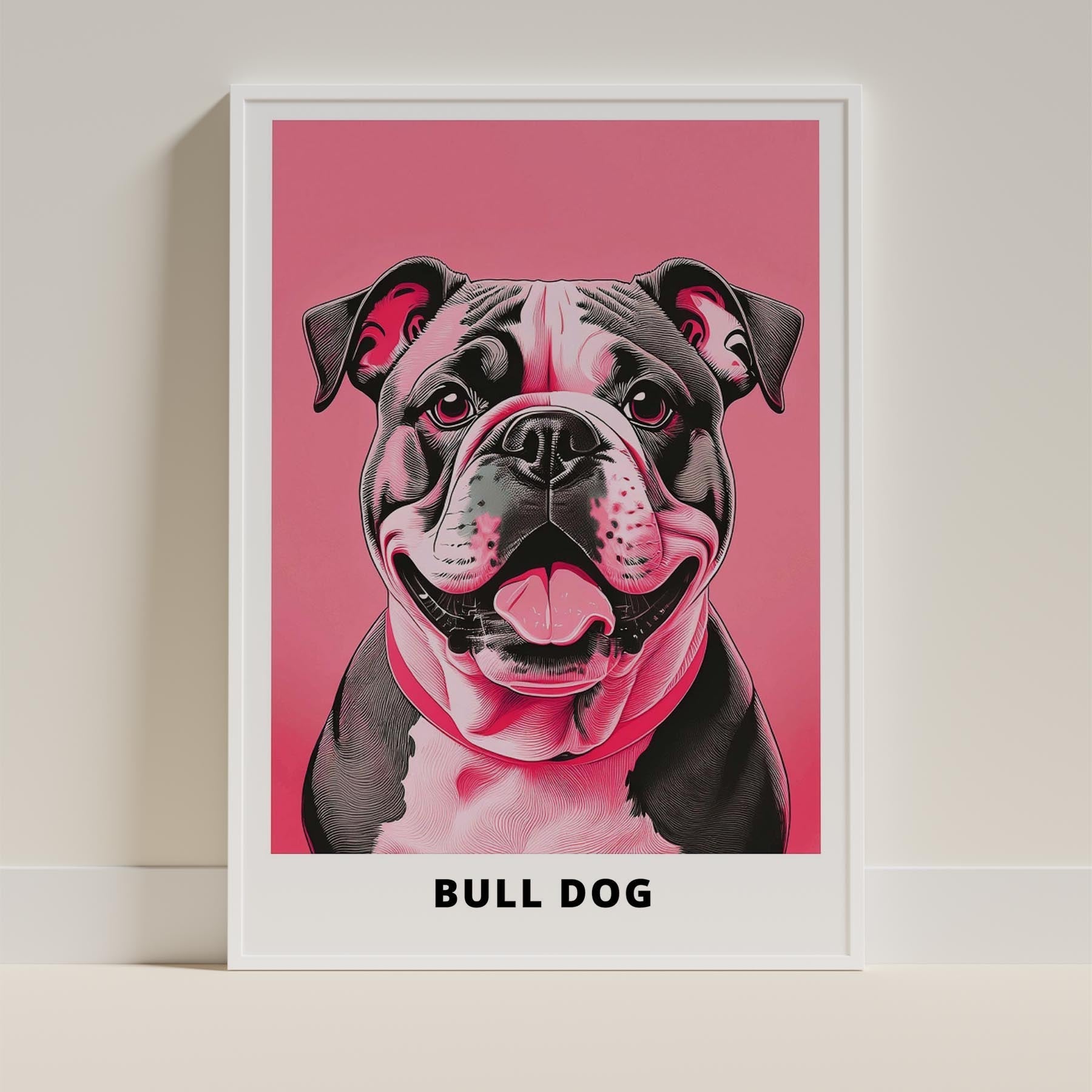 Bulldog Pink and Black Dog Series 3 image 9