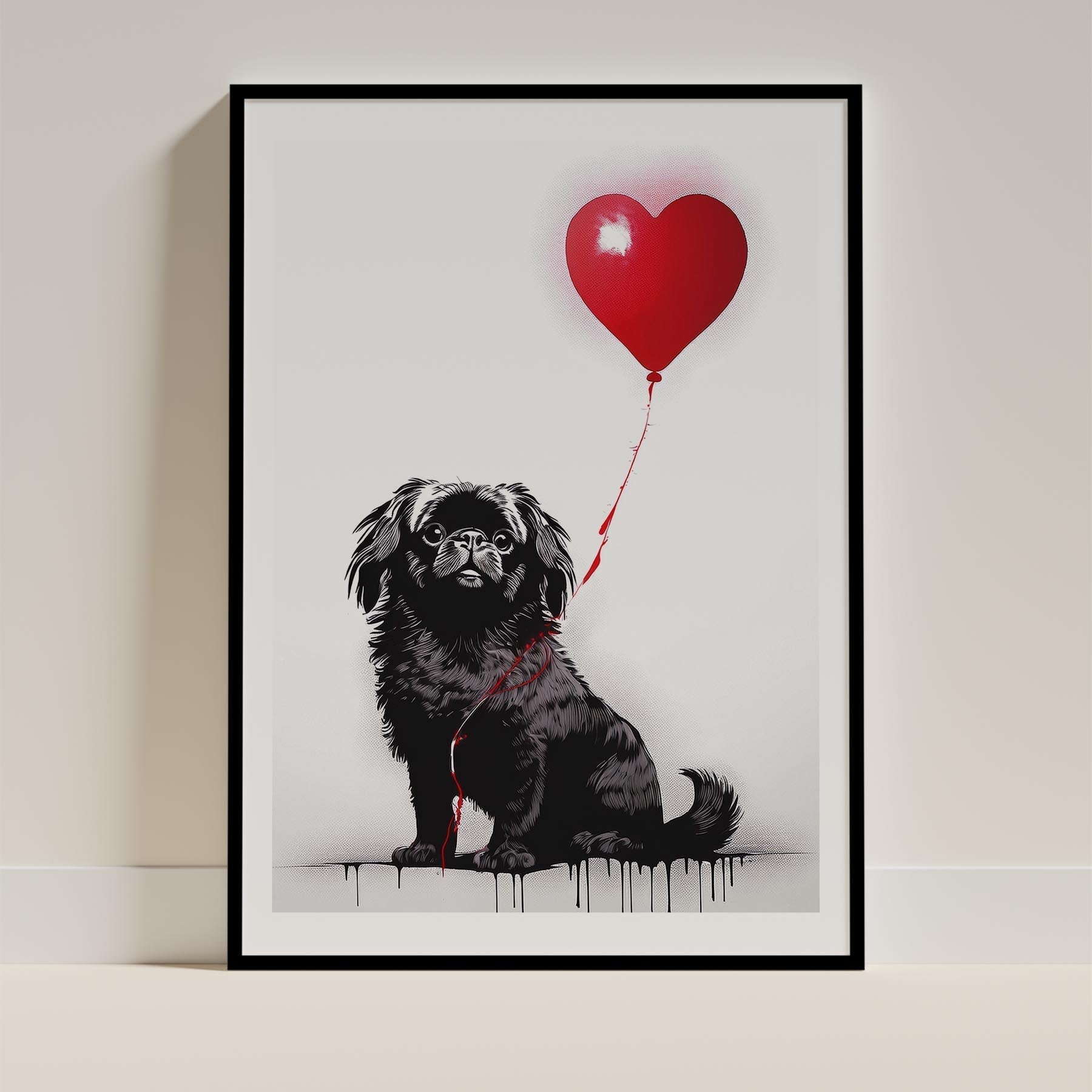 Pekingese Dog Art Print Unframed | 7 Unique Designs | Wall Art Gift for Dog Lovers - Image 4 | Dogsy & Co