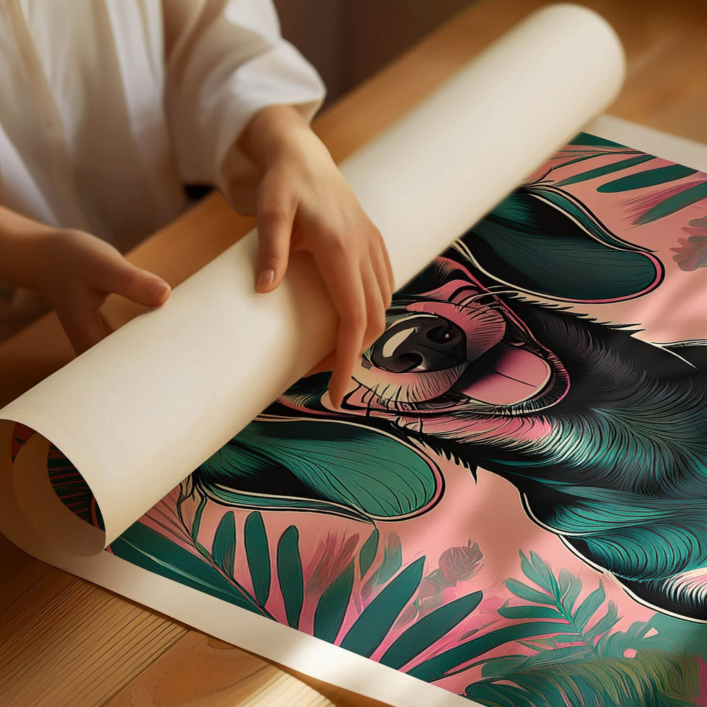 Dachshund 1 Flowery Dog image 1