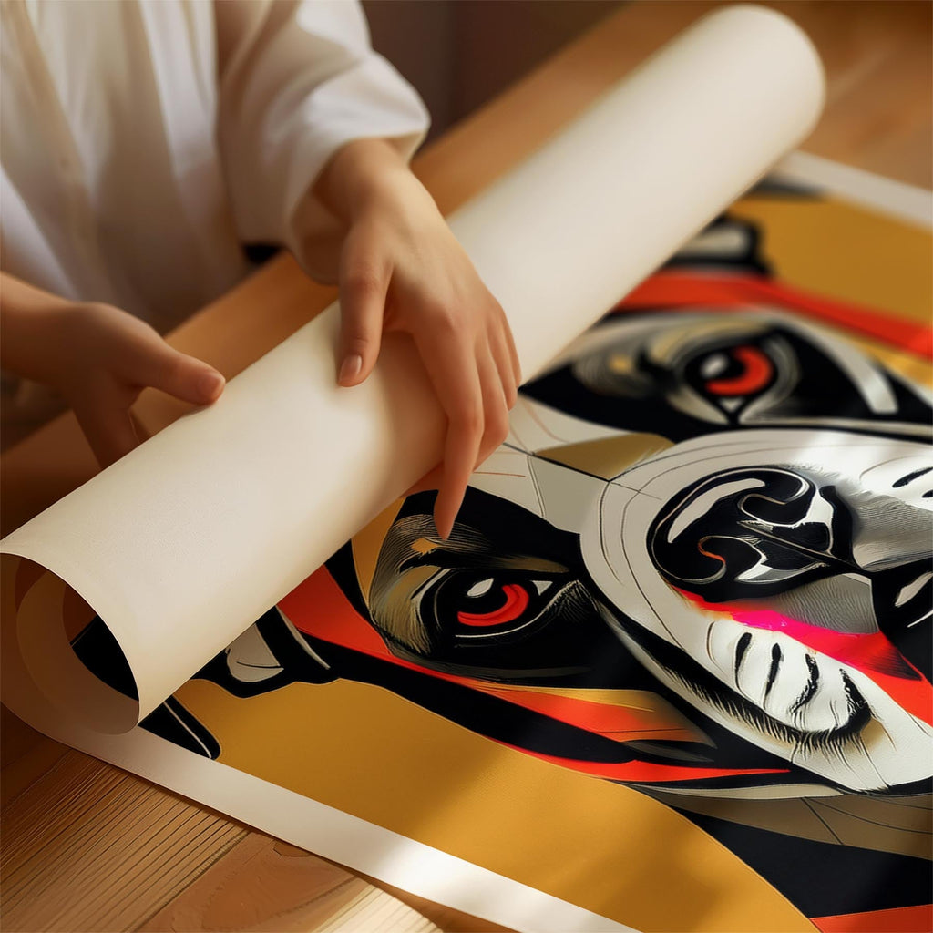 Bulldog Geometric Orange Series image 1