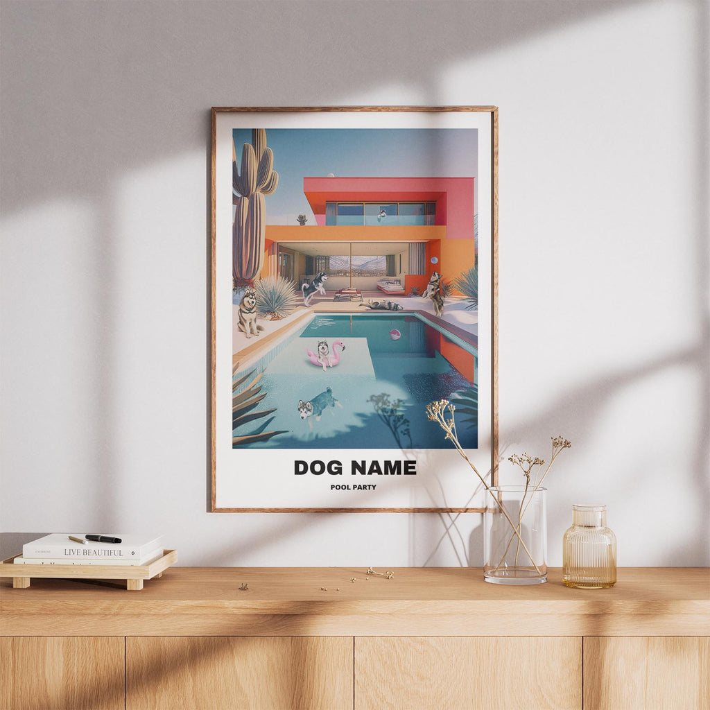 Alaskan Malamute Custom Pool Party image 6