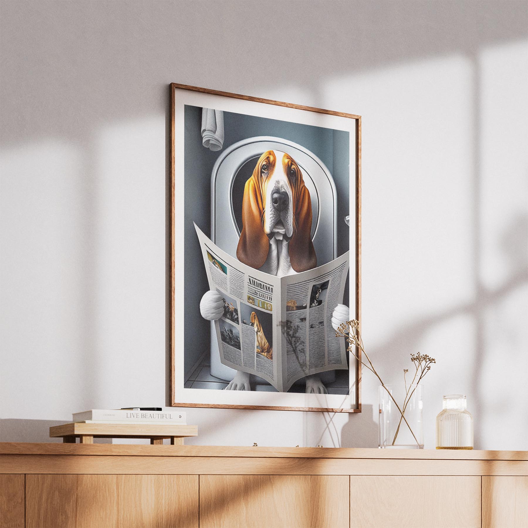 Bloodhound Toilet Humour Dog Series image 5