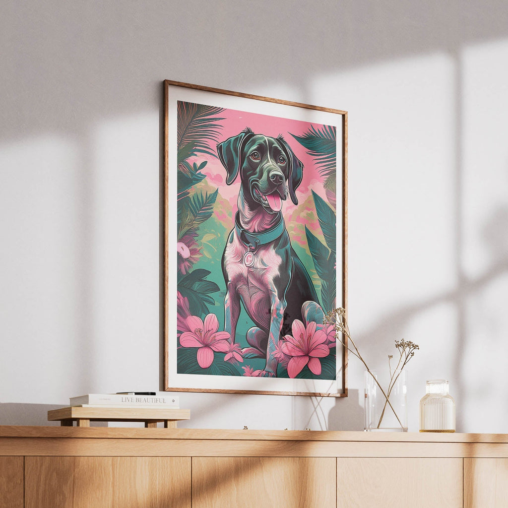 German Pointer Flowery Dog image 6